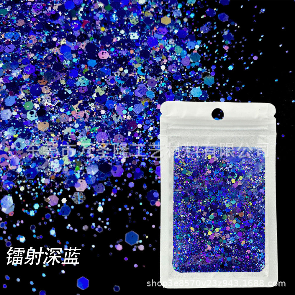 Wholesale Popular Holographic Mixed Size Sequins Filler